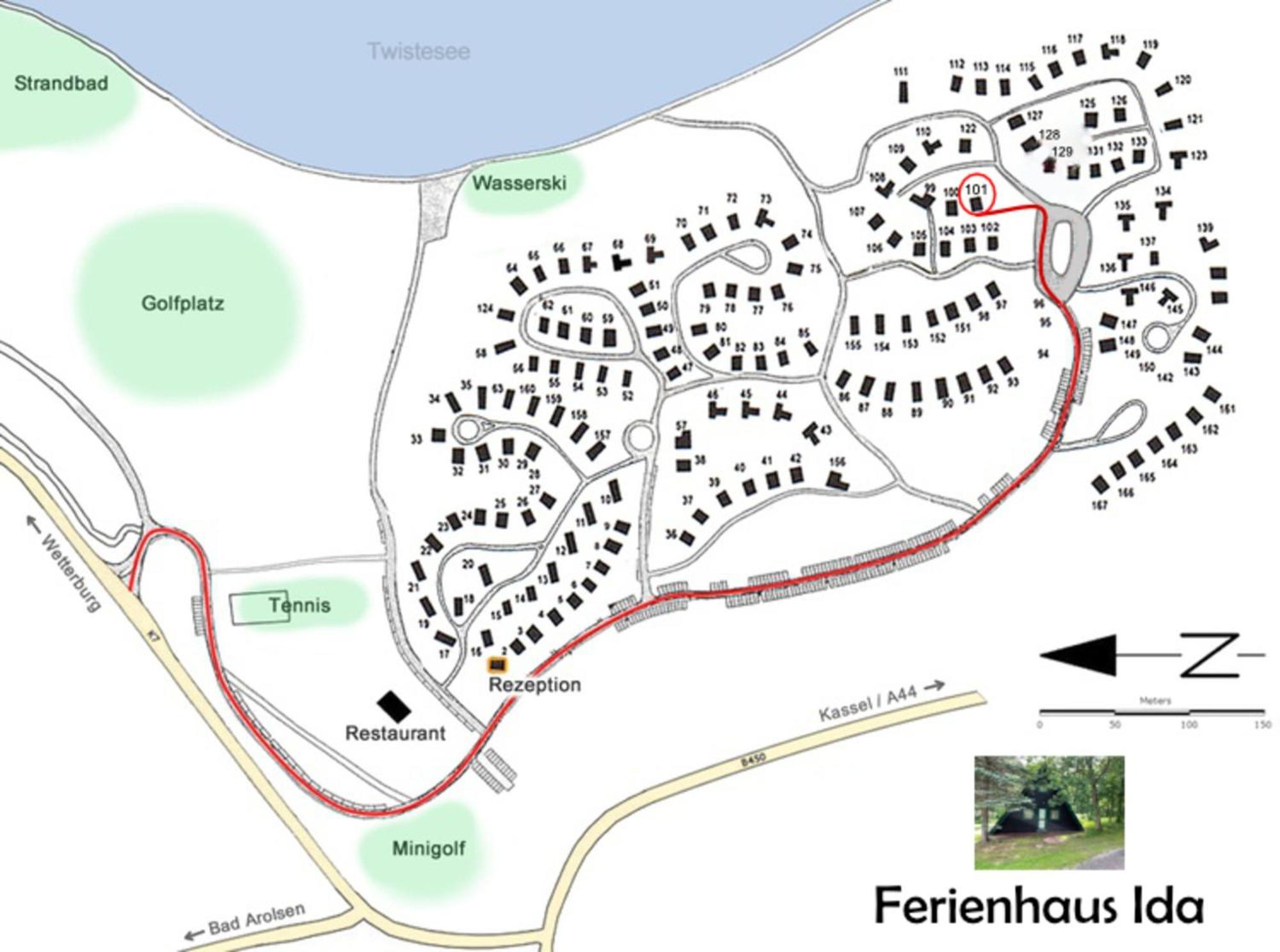 Ferienhaus Ida Am Twistesee باد آرولزن المظهر الخارجي الصورة